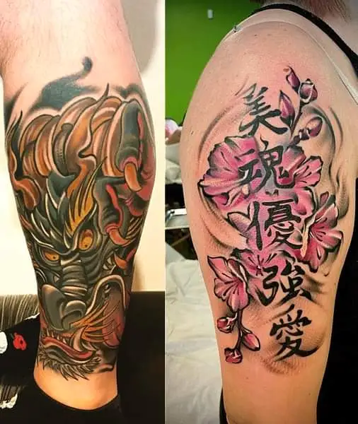 Japanese tattoos - beautiful and inexpensive